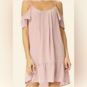 Joie Cold Shoulder Stellara Dress in Thistle (soft purple color) Size Small